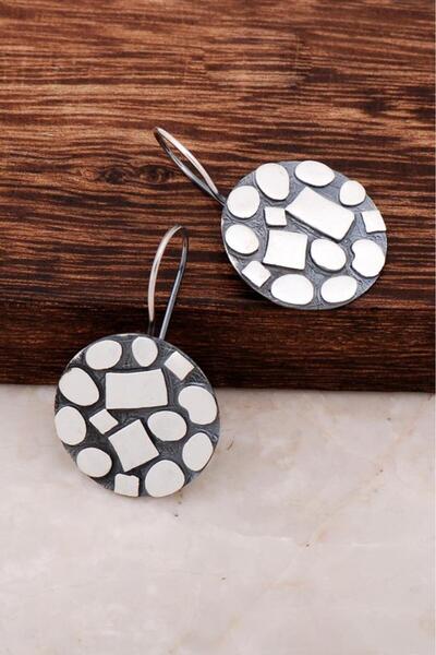 Sümer Telkari Hera Tasarım Elişi Gümüş Küpe 4268