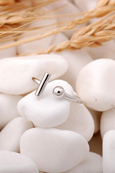 Sümer Telkari Toplu Tasarım Rodyumlu Ince Gümüş Yüzük 3307