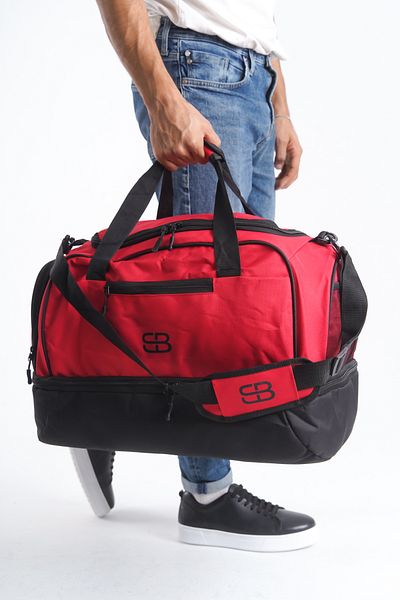 Solo Bag Geantă de călătorie și fitness zilnică pentru sport, unisex, de mărime medie, cu compartiment pentru pantofi