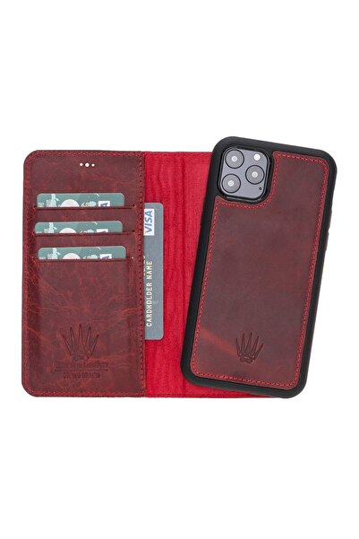 WATCHOFROYAL MAGIC WALLET IPHONE 11 PRO BORDO CUZDAN + KILIF