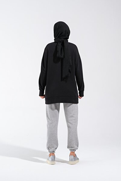 Plistre 2225_Φούτερ με γιακά ποδηλάτου Oversize