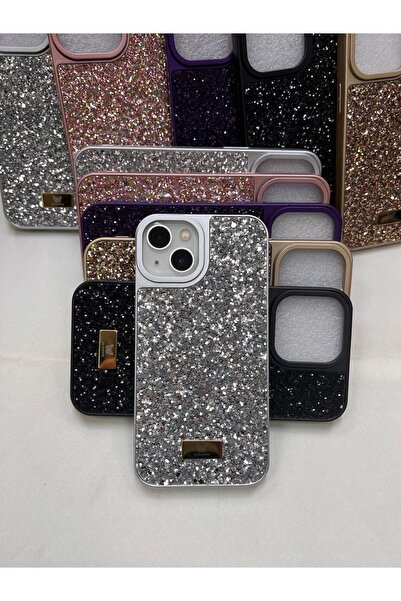 mrz غطاء هاتف سيليكون لامع متوافق مع هاتف Apple Iphone 15 Plus - 14 Plus (CAS...