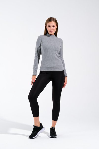 Signature Style 724102_kadın Uzun Kollu Balıkçı Yaka Kaşkorse Bodyshirt