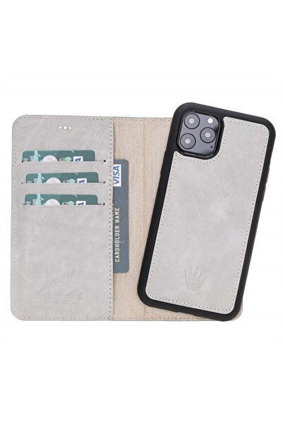 WATCHOFROYAL Magıc Wallet Iphone 11 Pro Beyaz Cuzdan + Kılıf