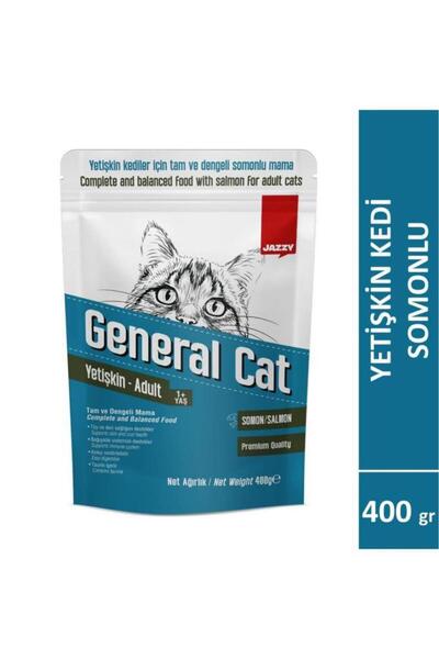 JAZZY General Cat Yetişkin Kedi Maması Somonlu 400 gr