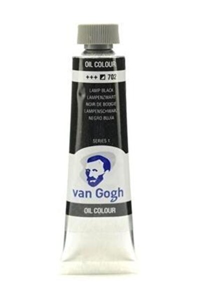 Talens Van Gogh 702 Yağlı Boya 40 ml. Lamp Black