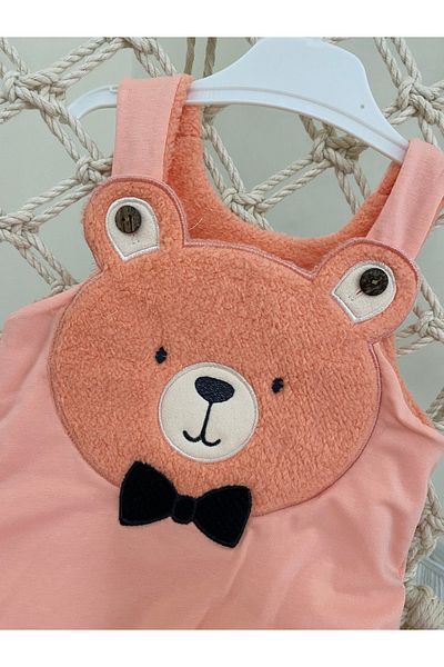 Baalaa Gardener Jumpsuit with Teddy Bear