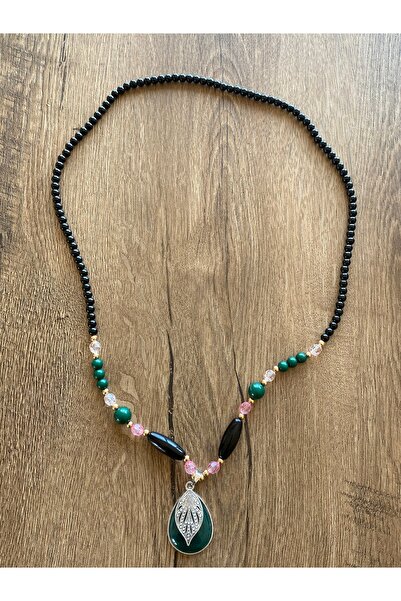 Store Green Charm Colorful Beads Mystic Style Women's Necklace
