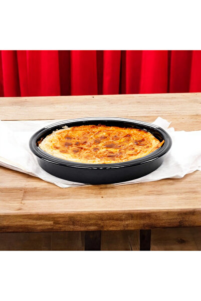 qussine صينية خبز مينا دائرية مقاس 34 سم