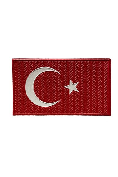 Ö ÖZMERT ASKERİ MALZEME Jandarma Asayiş Plastik Cırtlı Türk Bayrağı