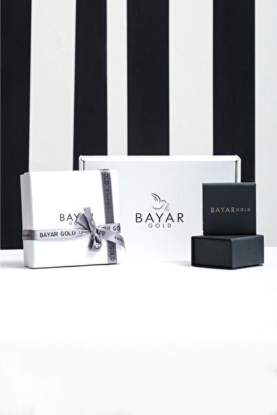 Bayar Gold 14 Ayar Altın Zultanit Mekik Taşlı Küçük Kolye Ucu