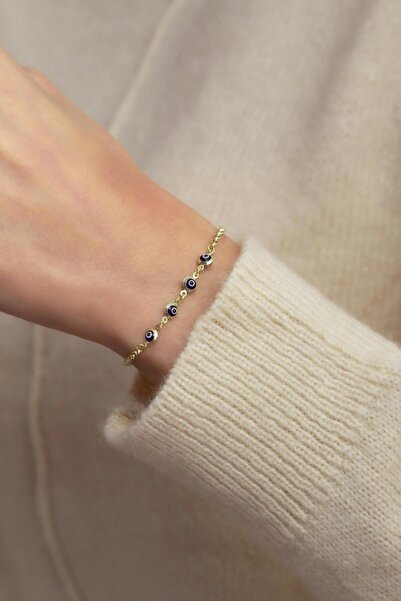 Bayar Gold Altın Lacivert Bonibon Çocuk Künye