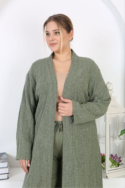 volkitolki Knitted Cotton Lycra Soft Knitted Cardigan