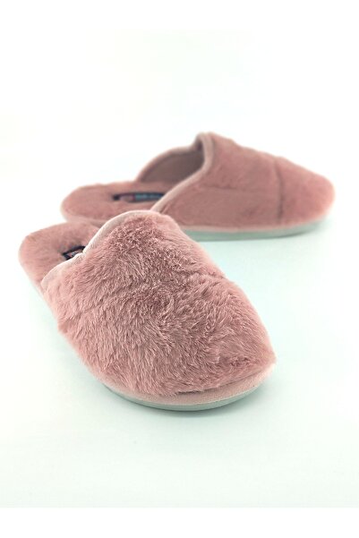 GEZER Women's Powder Color Plush Winter Guest, Home and Dowery Slippers