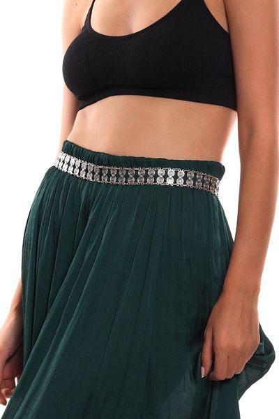 LABALABA Women's Antique Silver Plated Design Ethnic Belt