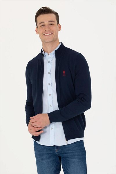 U.S. Polo Assn. 1726069 ПЛЕТЕНА ПОЛО КАРИГАН