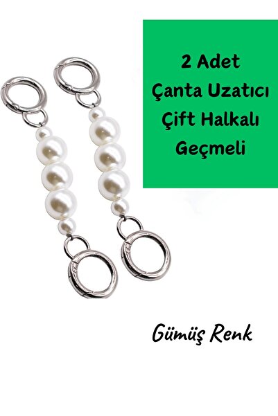 Emtory Home Srebrni 2 komada Torba produžni dio - Torba dodatak - ruka Torba ...