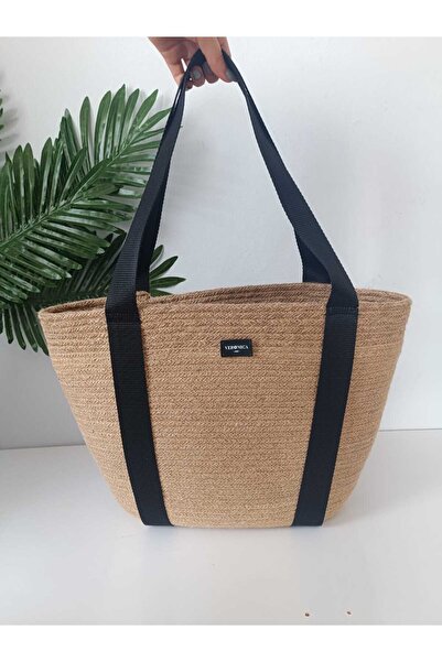 VeronicA Natural Straw Large Bag