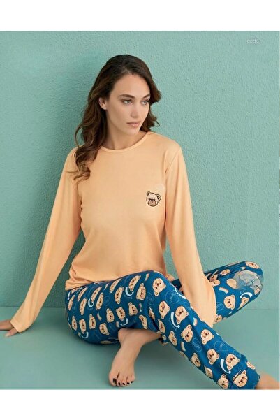 İpek Γυναικείο μακρυμάνικο θερμικό σετ πιτζάμες