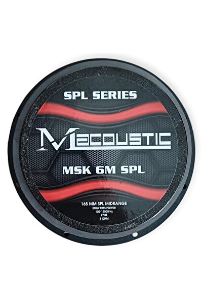macustic 16 Cm Spl Midrange 600 Wat 300 Rms Bakır Bobin