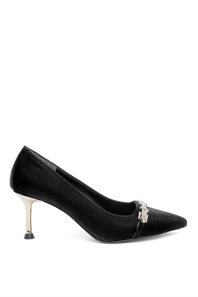 MİSS PARK MODA Miss Park Fashion Pm450 K305-2 Black Women's Evening Dress Shoes