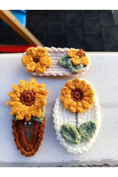Jolly accesory Toka Anne Ve Çocuk Örgü Çıt Çıt Toka Set