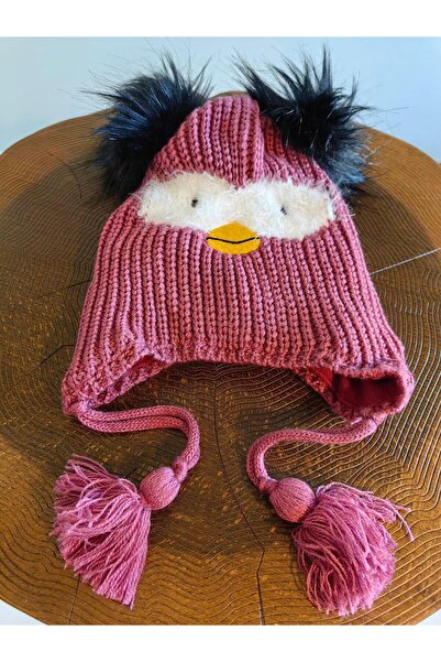 Kitti Kizi? Pompom Beret with Fleece Laces for Kids - 4-8 Years 24130-05-121