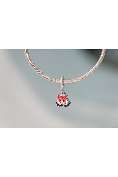 CYB STUDİO Bow Figure Stainless Steel Charm