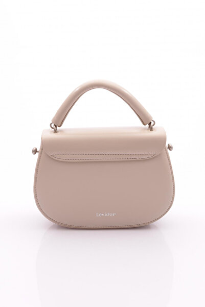 Levidor Gri Kalp Akseuarlı El Çantası