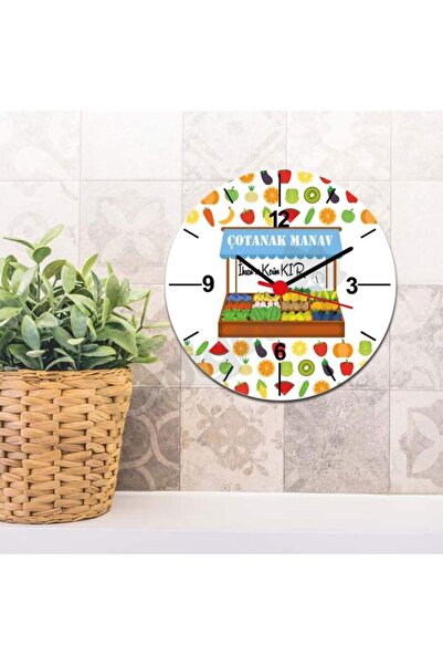 Hediyelen Manav Duvar Saati