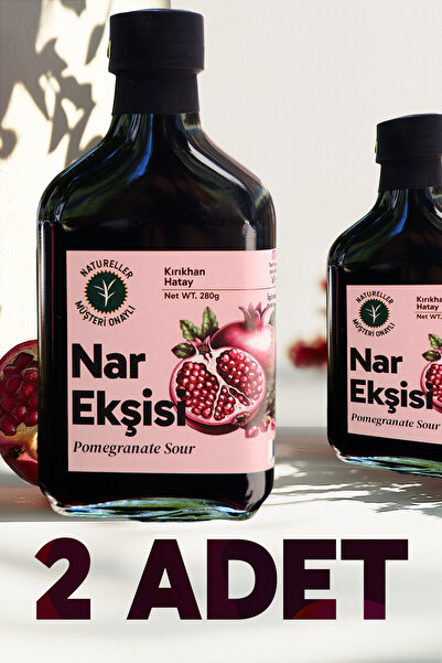 Natureller Nar Ekşisi Tatlı Ekşi %100 Saf 280 gr - 2 Adet