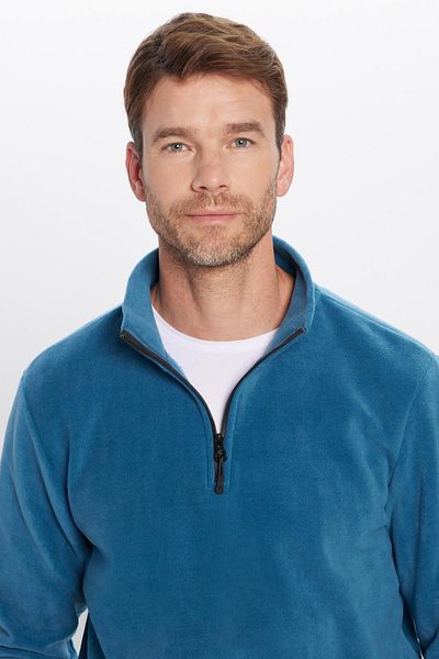 Tudors Ανδρικό φούτερ Indigo Fleece - Άνετη εφαρμογή, ανθεκτικό στο κρύο, που δεν πέφτει