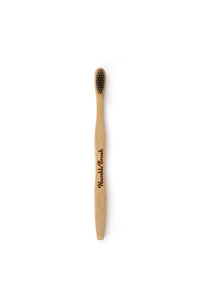 Humble Brush Adult Soft Bamboo Toothbrush White