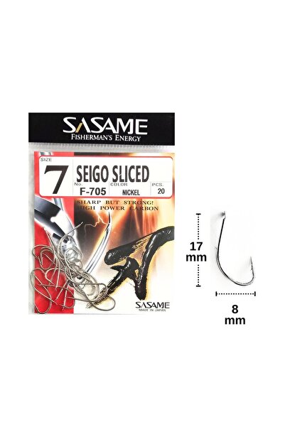 Sasame F-705 No:7 Seigo Sliced Olta Iğnesi 20 Adet