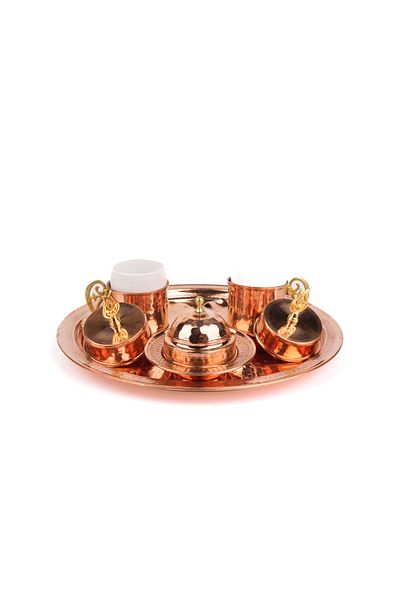 Zinnun Coffee Color Copper Set - 06 Model