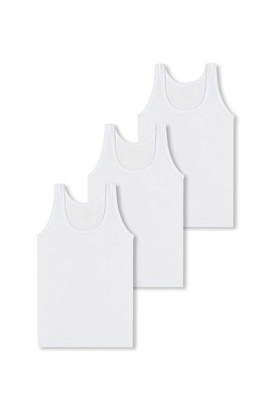 GizaKids 95% Cotton Boys Single Jersey Combed Cotton Undershirt Underwear Set of 3