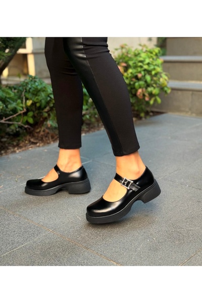 Hacıoğlu Ayakkabı Hco Belted Women's Flat Casual Loafer Babet