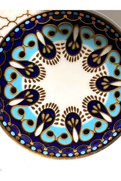 onyyapim ÇİNİ DESENLİ İKİLİ ÇAY & KAHVE SUNUM SETİ 2 KİŞİLİK