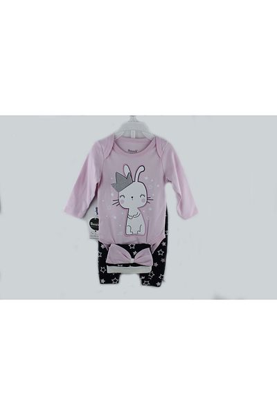 Miniworld Girl's Glitter Crown 3P Badi Suit