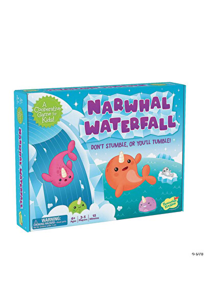 Peaceable Kingdom Cooperative game, Narwhal Waterfall Adventures, Peaceable Kingdom
