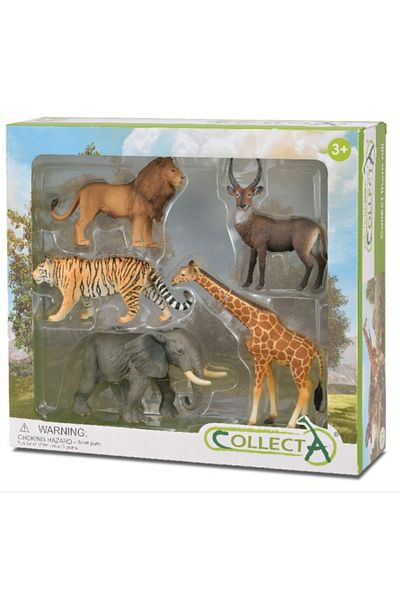 Collecta Σετ 5 Άγριων Ζώων - Φιγούρα Ζώου