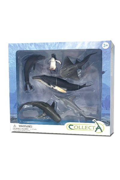 Collecta Σετ 6 ειδωλίων θαλάσσιας ζωής -