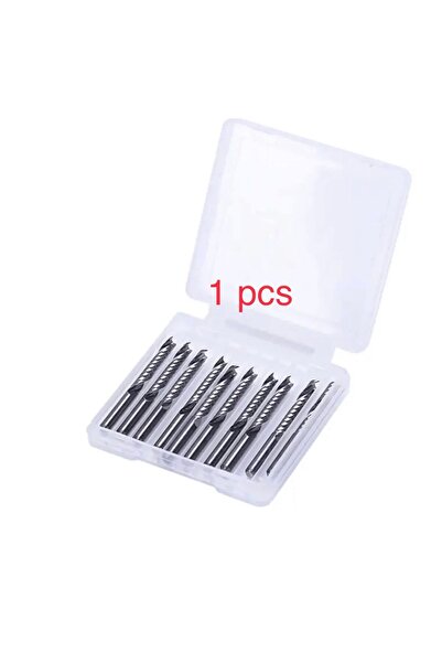 BGA 1 Adet Cnc Freze Uçları 3.175x22mm Tek Flüt Spiral Karbür Cnc Freze Uçlar...