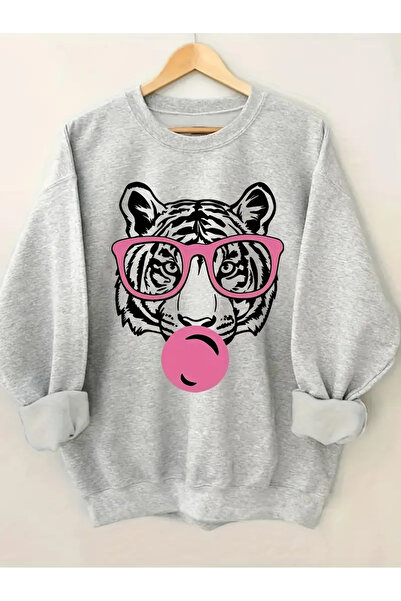 HOFFNUNG Printed Long Sleeve Comfortable Crew Neck Sweatshirt, Fall/Winter