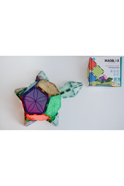 Magblox Set magnetic Magblox - 6 piese magnetice pentagon pentru constructie