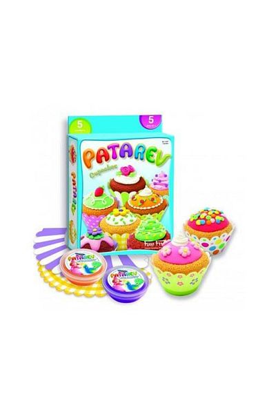 Sentosphere Patarev Cupcakes - Σετ από ελαστική και λαστιχένια πλαστελίνη