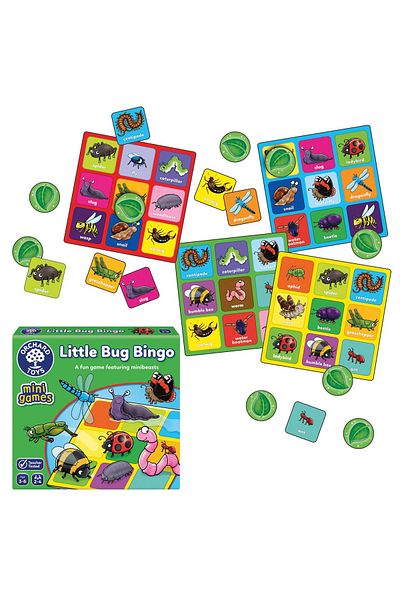 Orchard Toys Joc educativ Bingo Mica Insecta LITTLE BUG BINGO