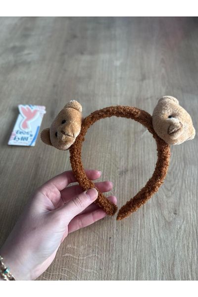 Buse&Eylül Bebe Brown Bear Girl's Crown