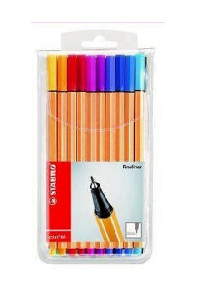 Stabilo Point 88 Felt Tip Set 20 Colors