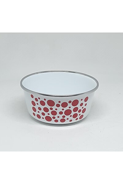 Avşar EMAYE EVİM 12 CM ÇAP PUANTİYELİ EMAYE KASE